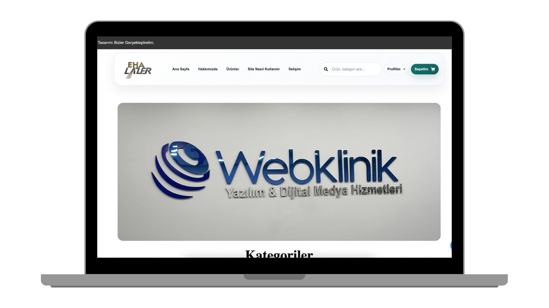 EHA Lazer – Modern E-Ticaret Web Sitesi ve Yönetim Altyapısı